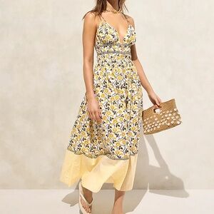 JCrew Yellow Maxi Dress
